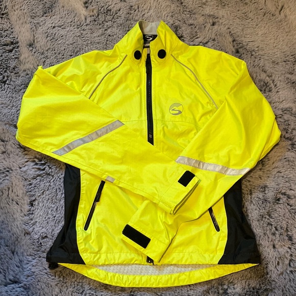Showers Pass High Visibility Rain Cycling Jacket - Picture 1 of 16